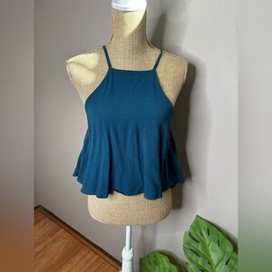 Shore Brand Women's Blue Sleeveless Top size S made in California